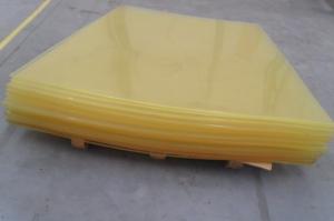 Quality Elastic Industrial Polyurethane Rubber Sheet , Abrasion Resistant PU Wear Plate for sale