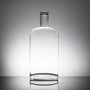 Quality 800ml 1000ml 3000ml Big Capacity Whisky Glass Bottle Round 500ml Square Glass Water Bottle for sale