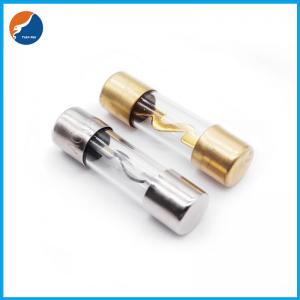 Quality Car Audio Stereo System Amp Gold Nickel Plated Automotive Auto Tube Glass 5AG AGU Fuse 10x38mm for sale