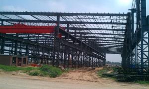 China Industrial Steel Buildings / Prefabricated Steel Frame Workshop Buildings on sale