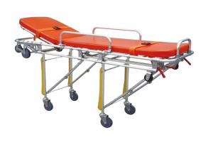China Emergency Equipment Ambulance Trolley Folded Stretcher Strong Medical Transport on sale