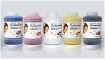 China PET Cyan DYE Sub Ink 100ml Heat Press Mageata Textile Pigment on sale