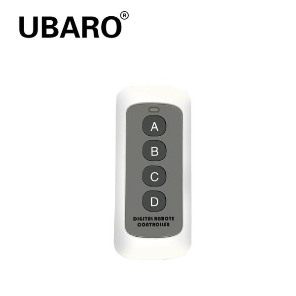 Buy Plastic Shell Controller Smart Home Light Remote Control Switch with 4 Keys 433RF Transmitter Manual Control at wholesale prices