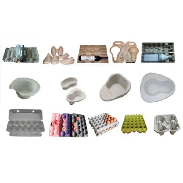 Semi Automatic Pulp Tray Machine , Eco Paper Moulding Pulp Egg Tray Forming Machine