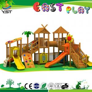 China Anti UV Children'S Wooden Playground Sets YST140704 For 3 - 15 Years Old on sale
