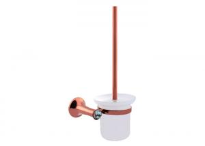 Quality Zinc Alloy and Crystal Bathroom Accessory Toilet Brush & Holder Modern Design for sale