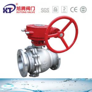 Quality 1000kg Package Gross Weight Gear Operated Flanged Ball Valve for Gas Media Q341F-150LB for sale