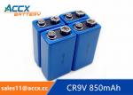 CR9V 850mAh LiMnO2 battery for fire detector, nonrechargeable battery 9V battery