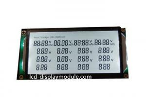 Quality Three Lines Series TN LCD Panel Screen 52 Digits Monochrome Segment White LED for sale