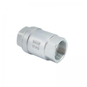 Quality Vertical CF8M Stainless Steel 304 316 Spring Check Valve with NPT/BSPP/BSPT Thread for sale