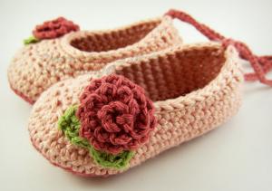 Quality Newborn baby girl shoes crochet baby shoes infant sandals crochet kids sliper, shoes for sale