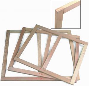 Quality Different Thickness Pine Wooden Stretcher Bars 2 Pcs Shrink Wrapped for sale
