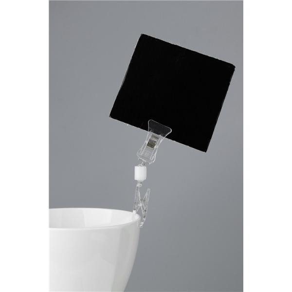 Eco-friendly Clear POP Display Clip Plastic Fixing Clip for Promotion
