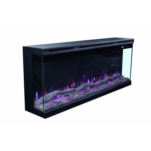 43'' Multi Sided Electric Fireplace 6 Colors Atmosphere Light Remote Control