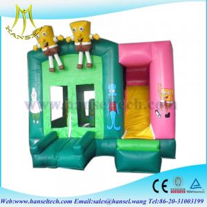 China Hansel new design spongebob inflatable bounce house for rental on sale