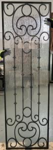 Quality 25.4mm Wrought Iron Glass 80x25in For Sliding Glass Doors ODM for sale