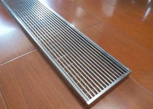 Quality SS 304 Steel bar Grating  Shower  Bathroom Floor Linear Drainanage cover grating for sale