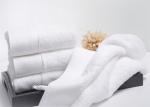 Luxury Hotel Towel Set With ZEBO Logo / 70 * 140CM White Bath Towels