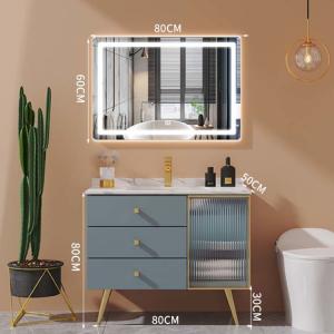 China SONSILL Bathroom Furniture Cabinets Modern Bathroom Vanity 78*60cm Mirror on sale