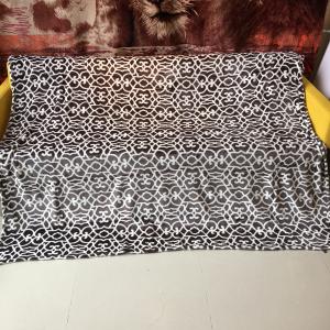 China 100 Percent Polyester Flannel Print Blanket For Bed Sets / Bathrobes Shrink Resistant on sale