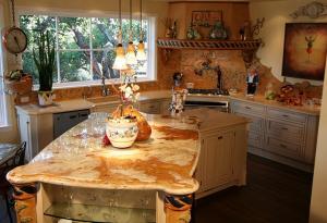 China Countertops - Light Green Onyx Countertops For Kitchen Design on sale
