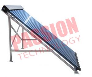 China 15 Tubes Pressurized Solar Collector , Solar Heat Pipe Collector For Hotel on sale
