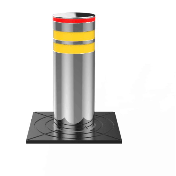 High Security Hydraulic Rising Bollards Automatic Retractable Parking Bollards
