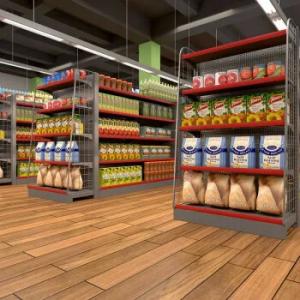 China Elegant Creative Design Gondola Shelving Unit Supermarket Shelves on sale