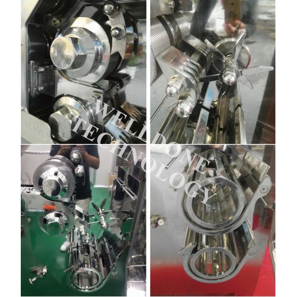 250kg/H CS Pharmaceutical Dry Granulator Machine With Horizontal Twin Screw