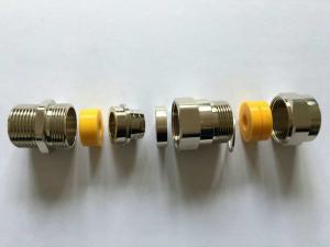 Quality Stainless Steel Explosion Proof Cable Gland , IP54 Metal Cable Connectors for sale