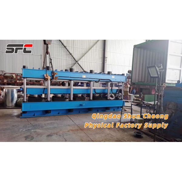 Automatic Plate Rubber Vulcanizing Press With 2.2KW Main Motor Power And CNC Control For Rubber Strips