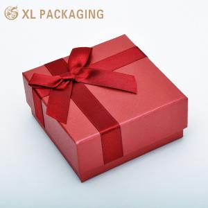 China XL Packaging Custom Gift Box Packaging Custom Logo Jewelry Packaging Cardboard Paper Lid And Bottom Multiple Size Jewelry Box With Sponge Foam on sale