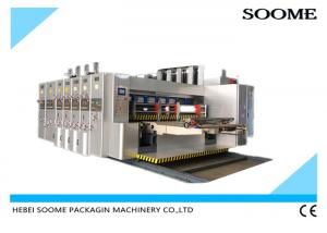 China 22kw Corrugated Carton Flexo Printing Machine Printing Precision  ±0. 5 Mm on sale