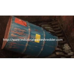 China Custom Color Plastic Drum Shredder Machine Speed 15 - 24rpm For Recycling on sale