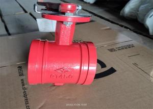 China Medium Water Size 150mm Butterfly Valve Clamp Connection Fire Protection on sale