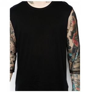 Quality Cool 3/4 sleeve t shirt for men latest t shirt designs for men for sale
