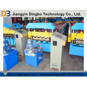 Buy cheap Hydraulic Cutting Type 5.5kw Roof Panel Roll Forming Machinery for Metal Deck from wholesalers