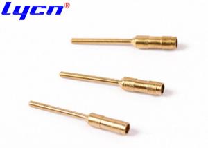 China Gold Plated Electrical Connector Pin Brass Copper Circular Spring Loaded Pins on sale