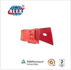 Quality Red Painted Elastic Nabla Rail Clip for Railway Fastening System for sale