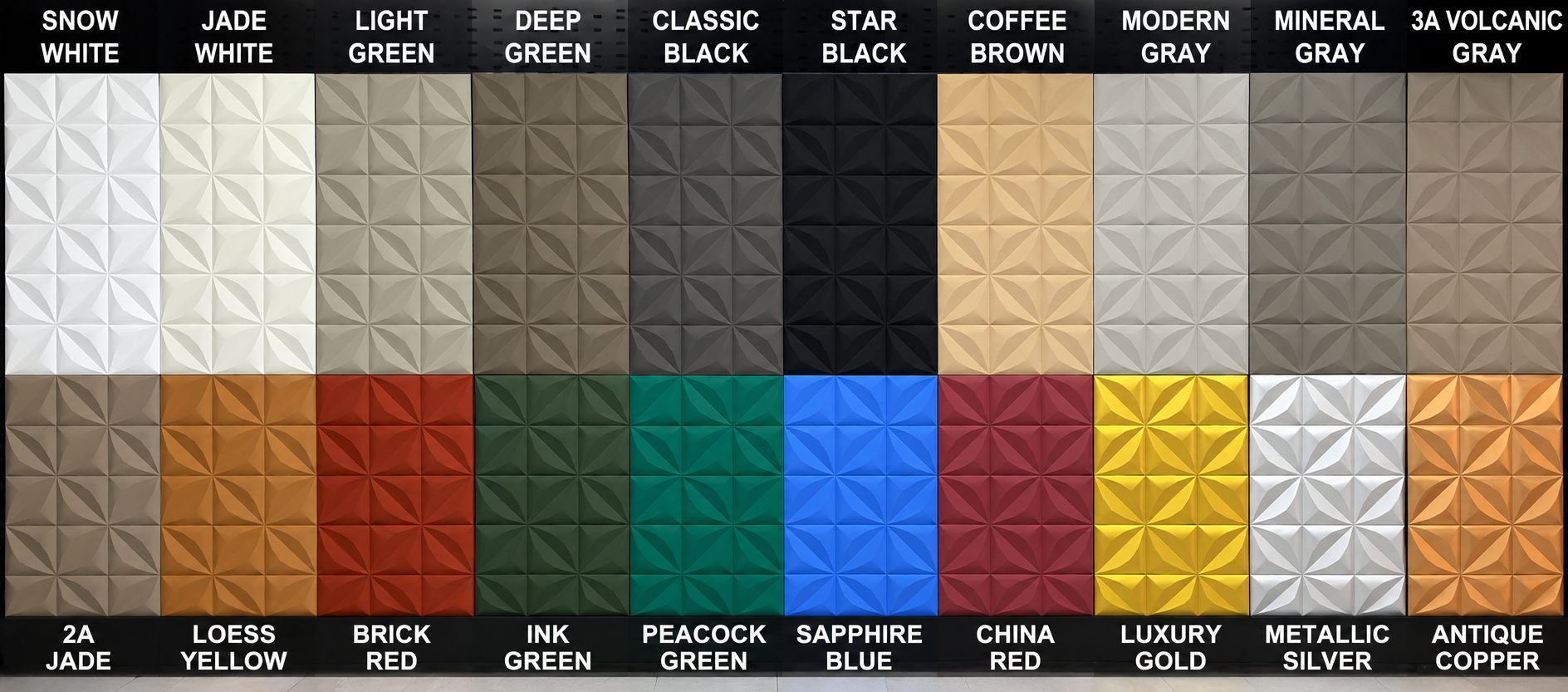 Geometrical PU Stone Polyurethane Component Wall Cladding Easy Cut Install For Office Hotel