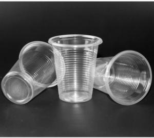 China Clear Plastic 7oz Disposable Cups Drinking Glass Vending Style on sale