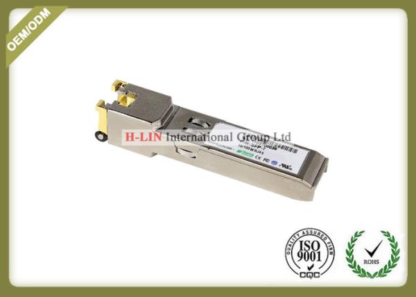 Buy Small Form Pluggable Sfp Transceiver Module With Spring Latch 10base-T 100base Tx at wholesale prices