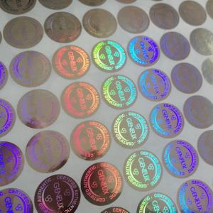 Quality Custom design secure label packaging / shining 3D hologram label / adhesive hologram sticker for sale