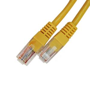 Quality UTP Cat5 Cable Yellow Patch Cord Ethernet Cable Cat5e For Computer And Router for sale