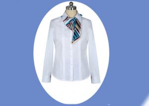 Quality Solid Color Trendy Work Uniforms Single - Row Multi - Button Trend V Type Design for sale