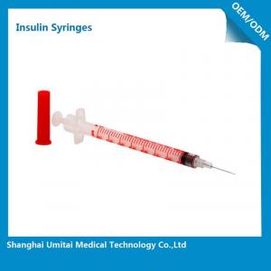 Quality Red Orange Insulin Pen Needles 4mm For Diabetes Patients Self Management for sale