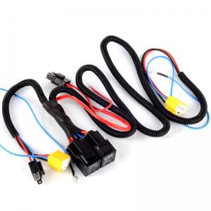 China Motorcycle Headlight Wire Harness with Customized Length and ISO9001 Certification on sale