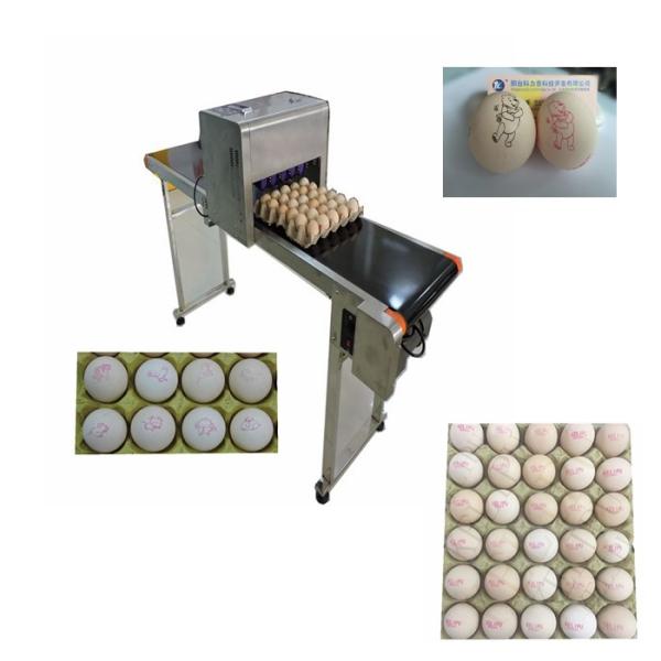 Buy Automatic Egg Code Printing Machine , Small Character Inkjet Coder For Eggs at wholesale prices