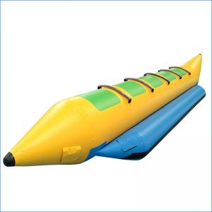 China 0.9mm PVC Tarpaulin Inflatable Towable Banana Boat Tubes For Water Sports on sale