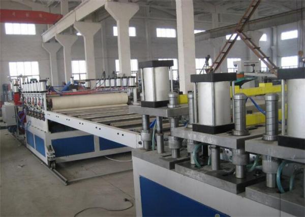 Buy High Efficiency PVC Foam Board Machine , Double Screw Plastic Board Extrusion Line at wholesale prices